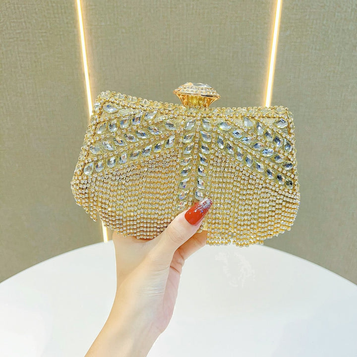Beaded Crystal Abendtasche