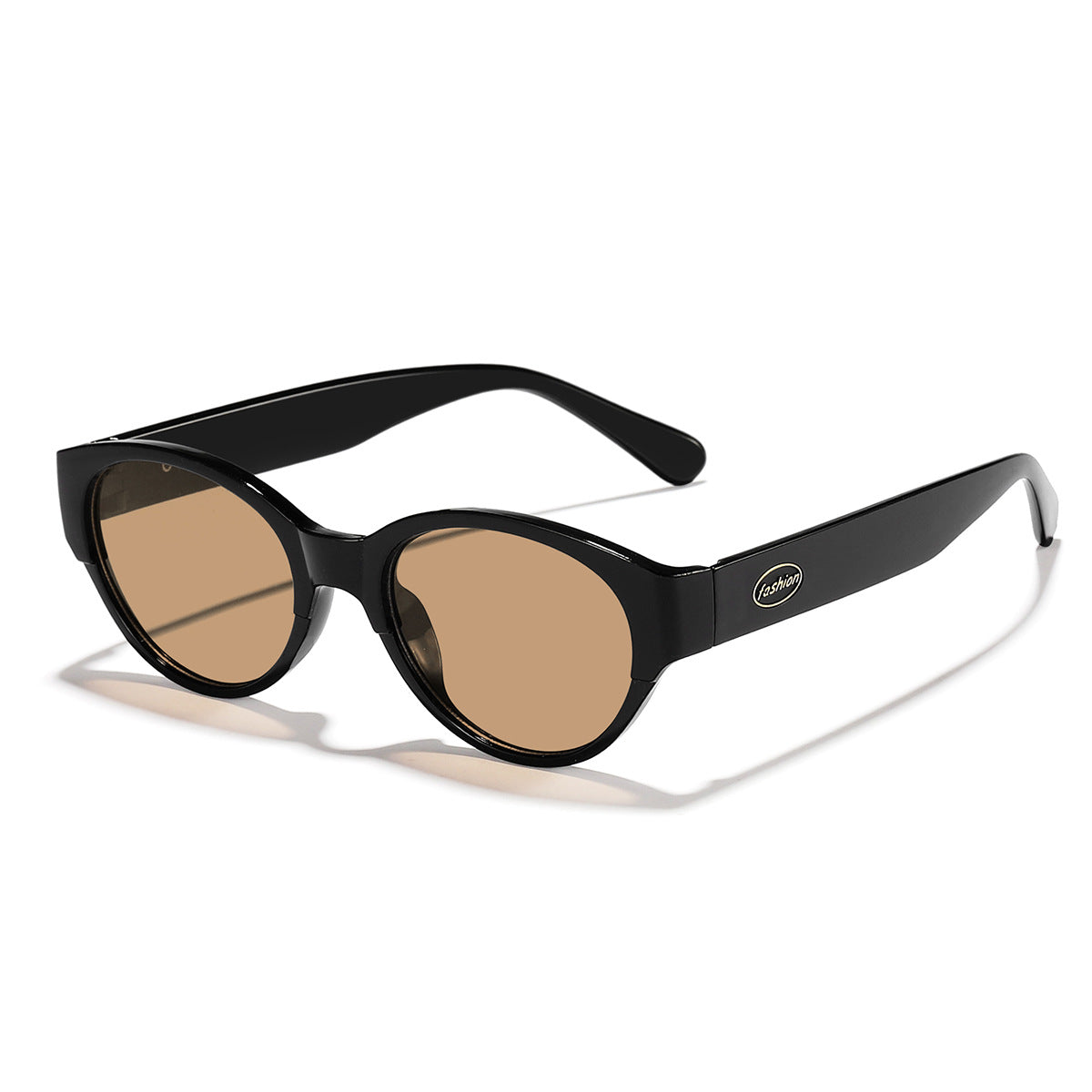 Damen modische Sonnenbrille mit transparentem Rahmen und ergonomischem Design Karnz