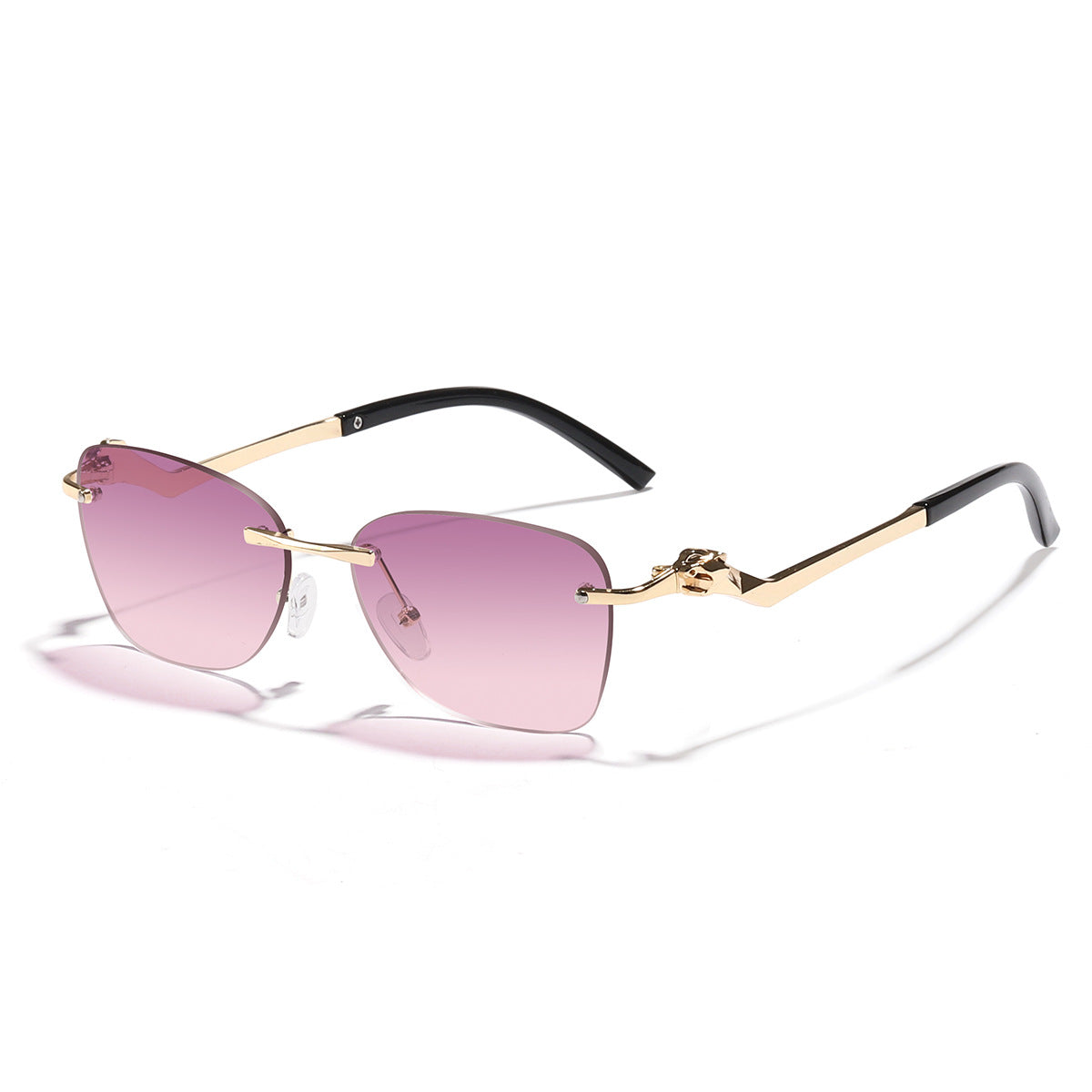 Damen modische Sonnenbrille mit stilvollen geometrischen Akzenten Karnz