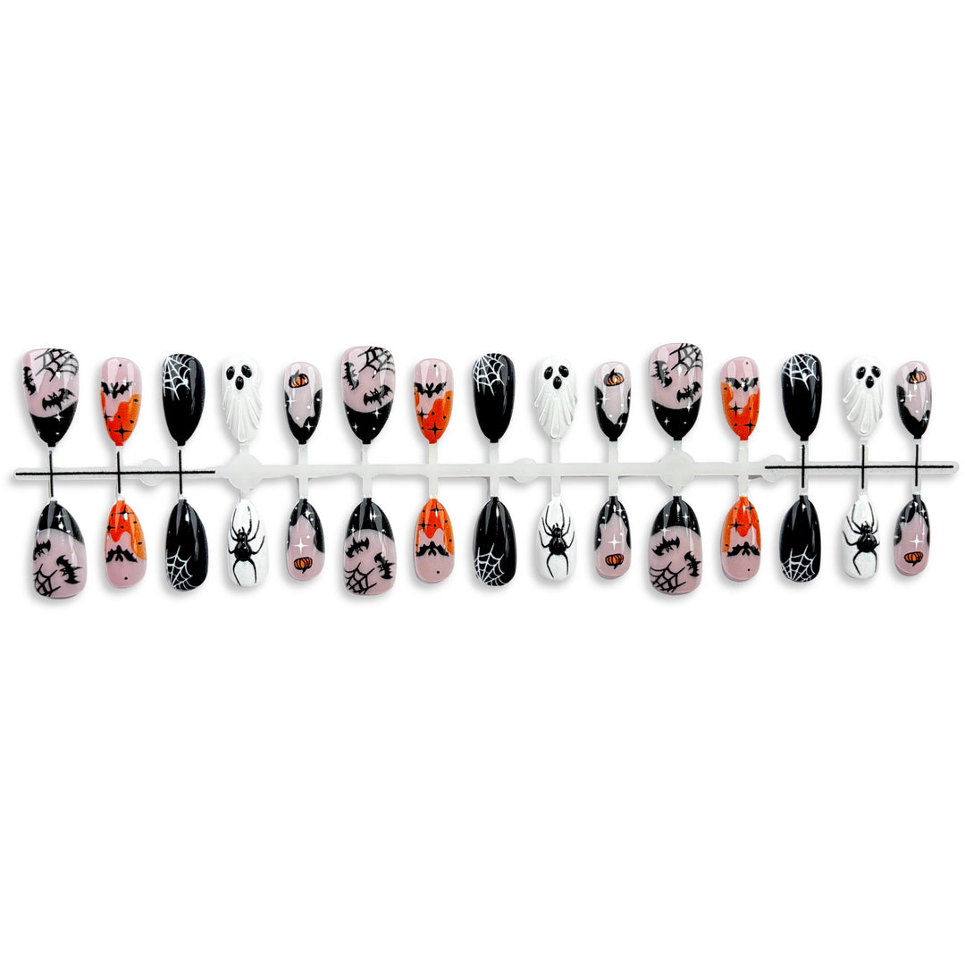 Halloween-Themen Press-On-Nagelset