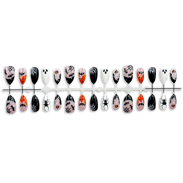 Halloween-Themen Press-On-Nagelset