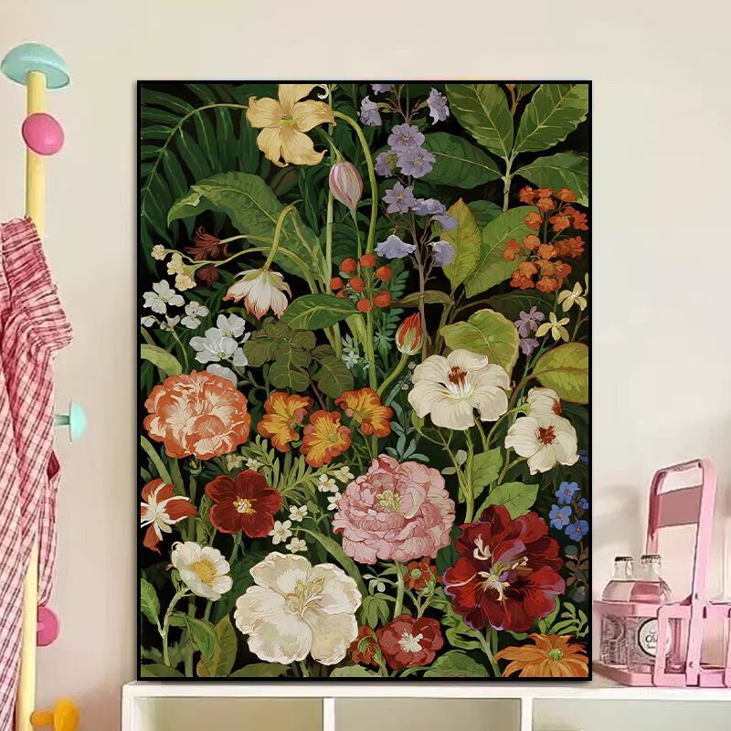 Blumenmotiv Leinwandkunst Karnz