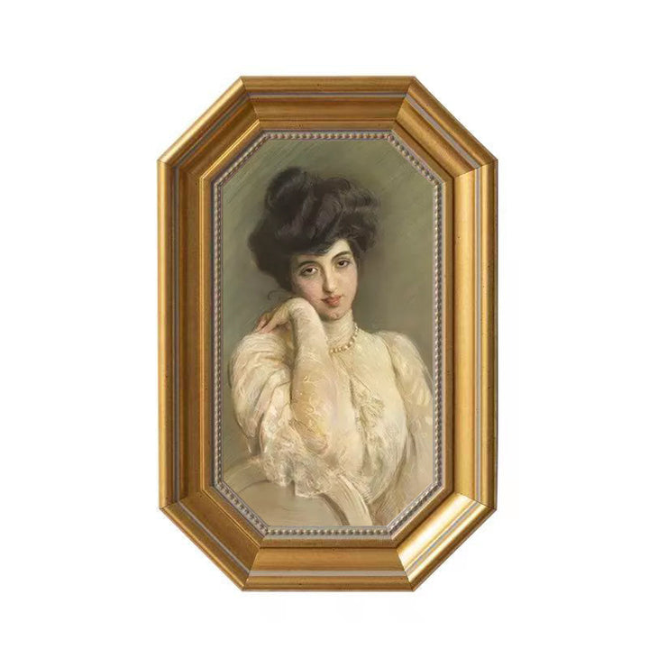 Fertige Frauen Vintage Inspiriertes Kunstwerk