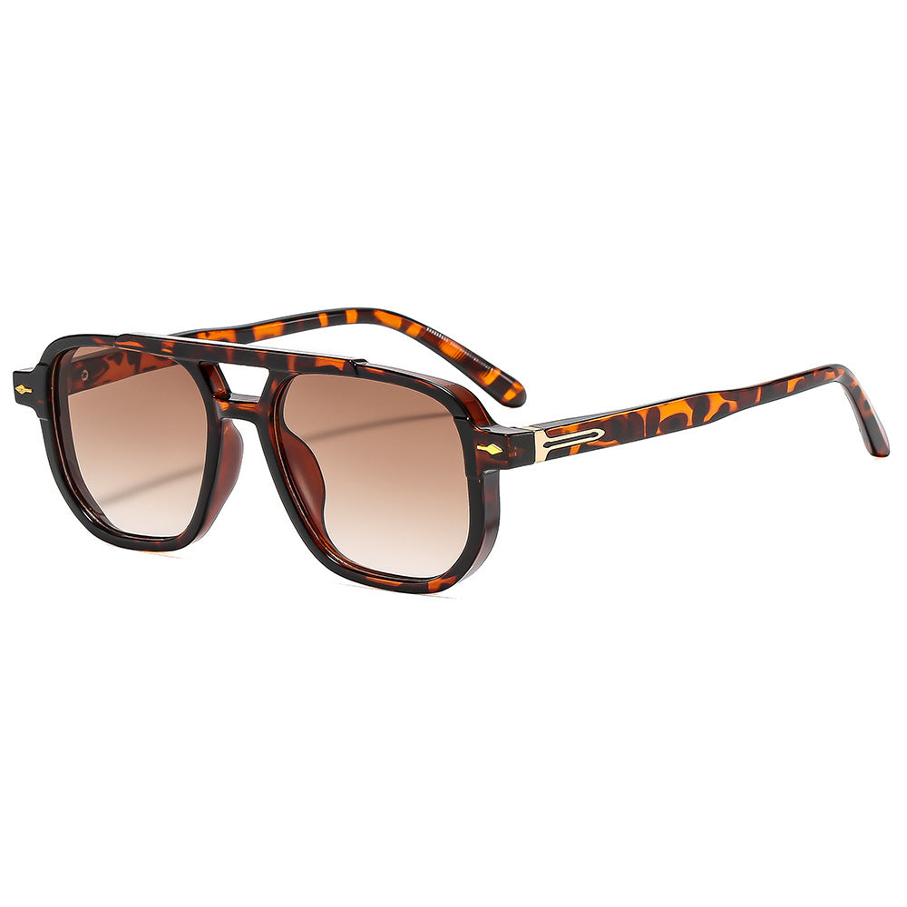Damen modische Sonnenbrille mit extragroßem Rahmen Karnz