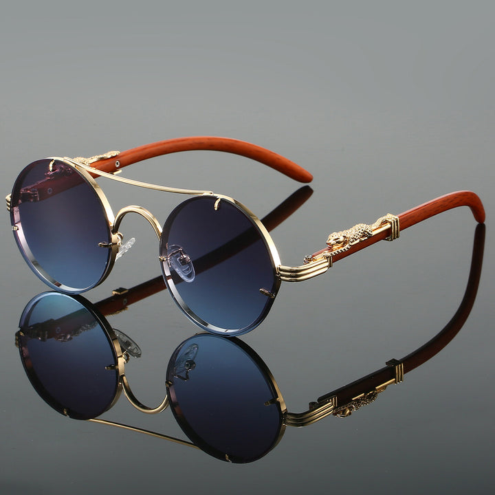 Vintage-inspirierte Drachenrahmen Sonnenbrille Karnz