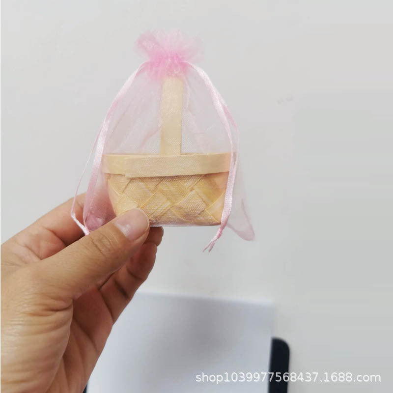 Dekorative Mini Geflochtene Geschenkkorb Karnz