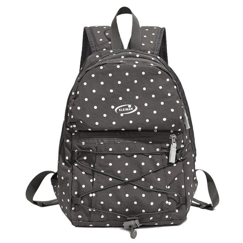 Trendy gepunkteter lässiger Rucksack Karnz