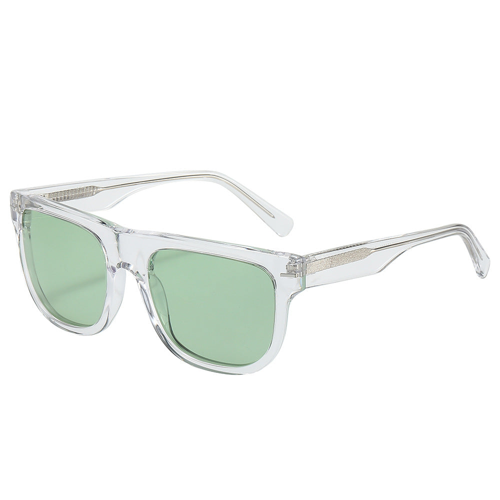 Damen Sonnenbrille mit transparentem Rahmen und UV-Schutz Karnz