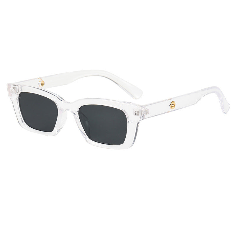 Damen modische und robuste Rechteck-Sonnenbrille Karnz