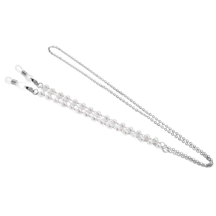 Elegante Perlen Brille Kette Karnz
