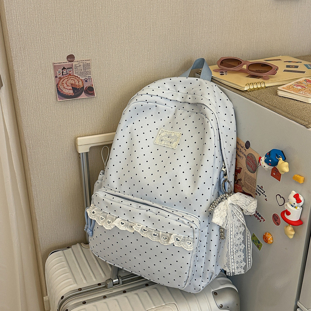 Charmanter gepunkteter Rucksack Karnz