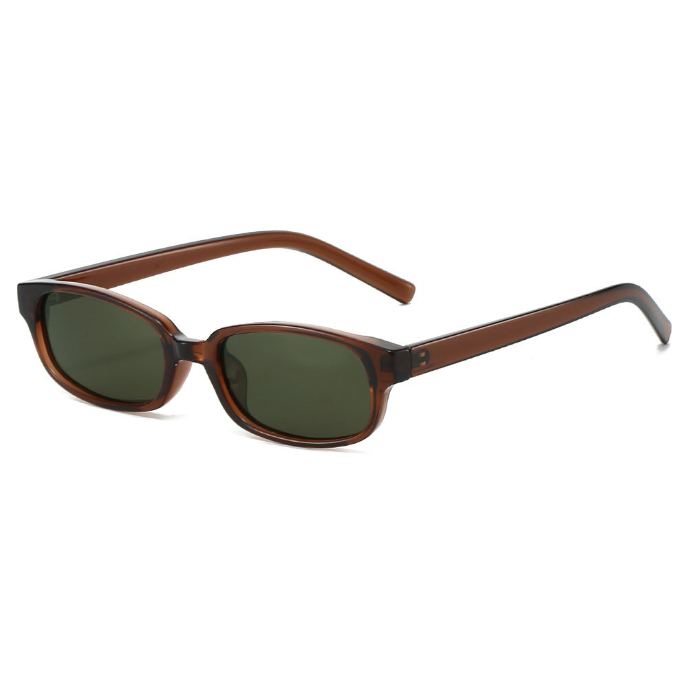 Retro-inspirierte rechteckige Sonnenbrille Karnz