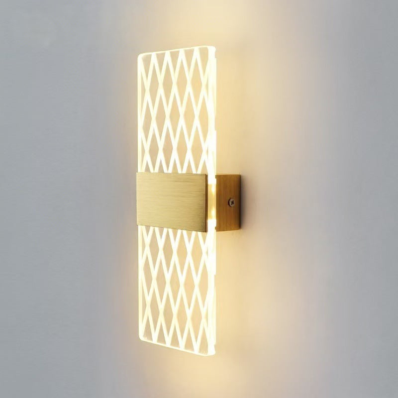 Zeitgenössische Kristall-Wandlampe