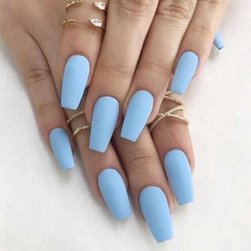 Elegante matte Finish Künstliche Nägel Kollektion