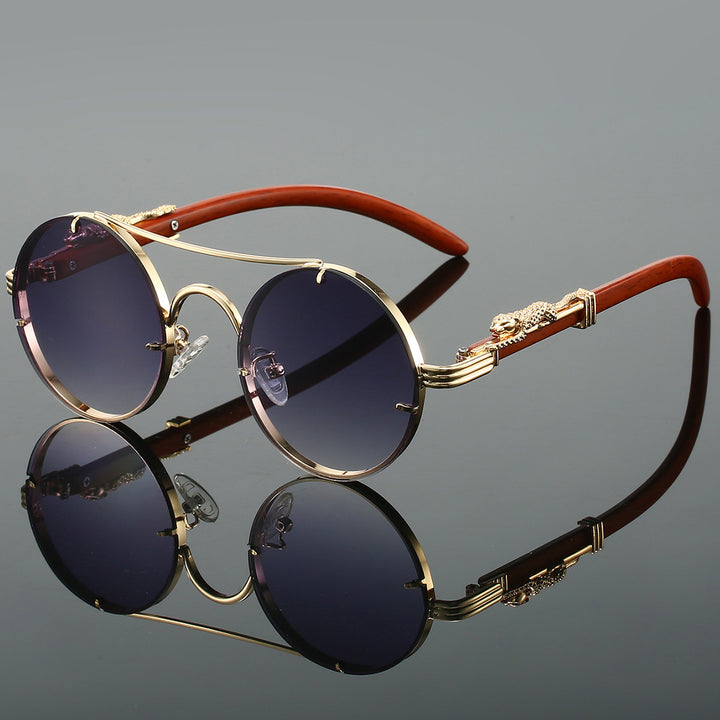 Vintage-inspirierte Drachenrahmen Sonnenbrille Karnz