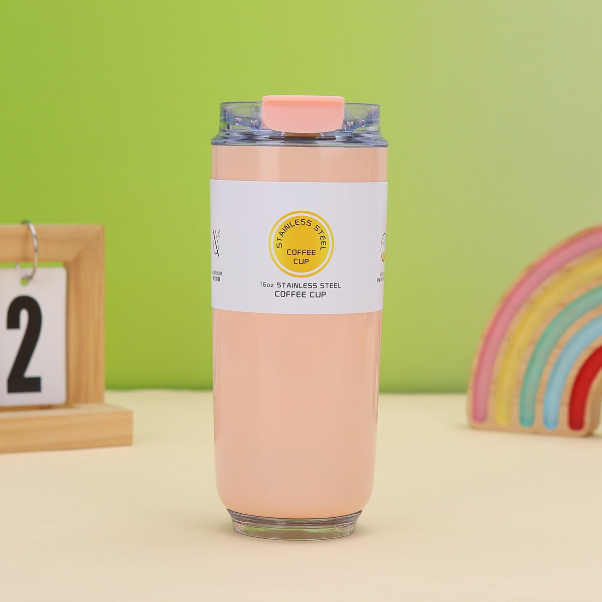 Damen moderner Edelstahl Kaffee-Becher mit isolierender Wirkung Karnz