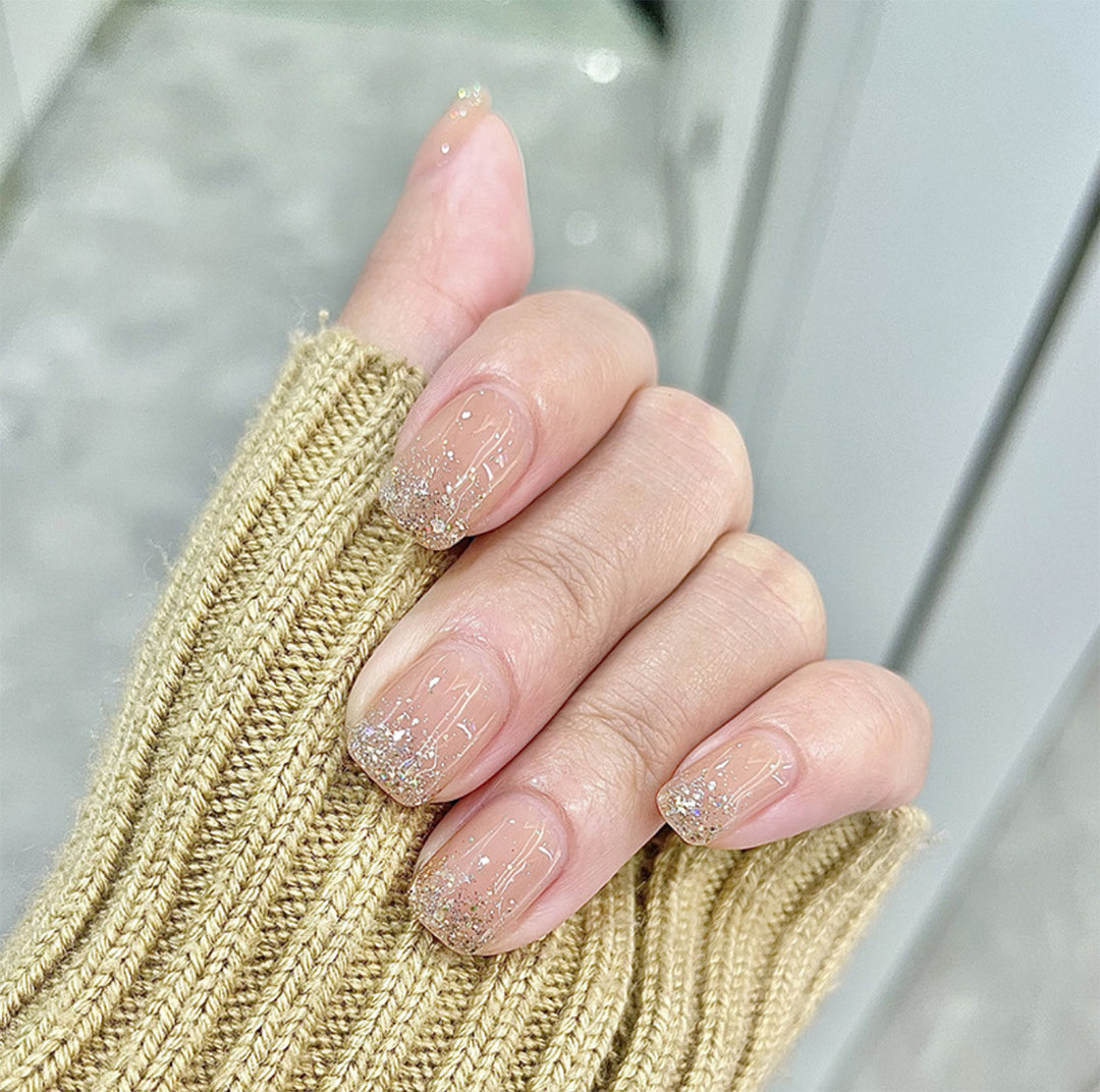 Funkelnde Nagelkunst