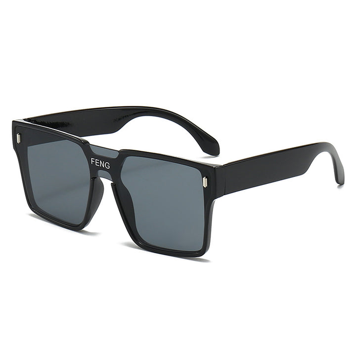 Oversized Rechteckige Sonnenbrille