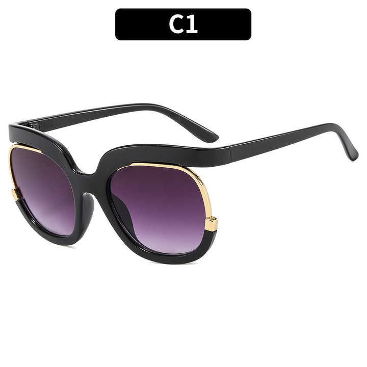 Elegante Übergroße Sonnenbrille