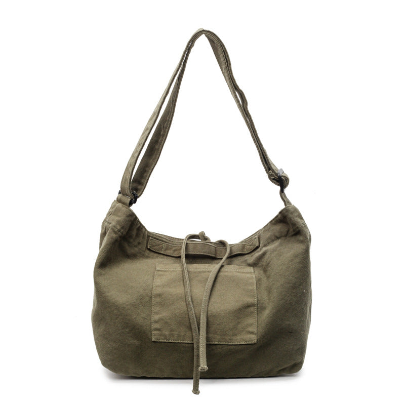 Lässige Zugband-Schultertasche Karnz