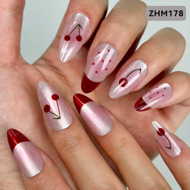 Blumendesign Press-On Nägel Karnz