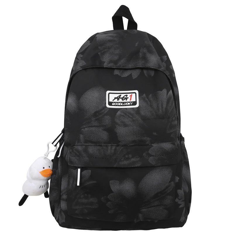 Verspielt Blumendruck Rucksack