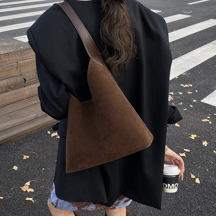 Suede Hobo Handtasche Karnz