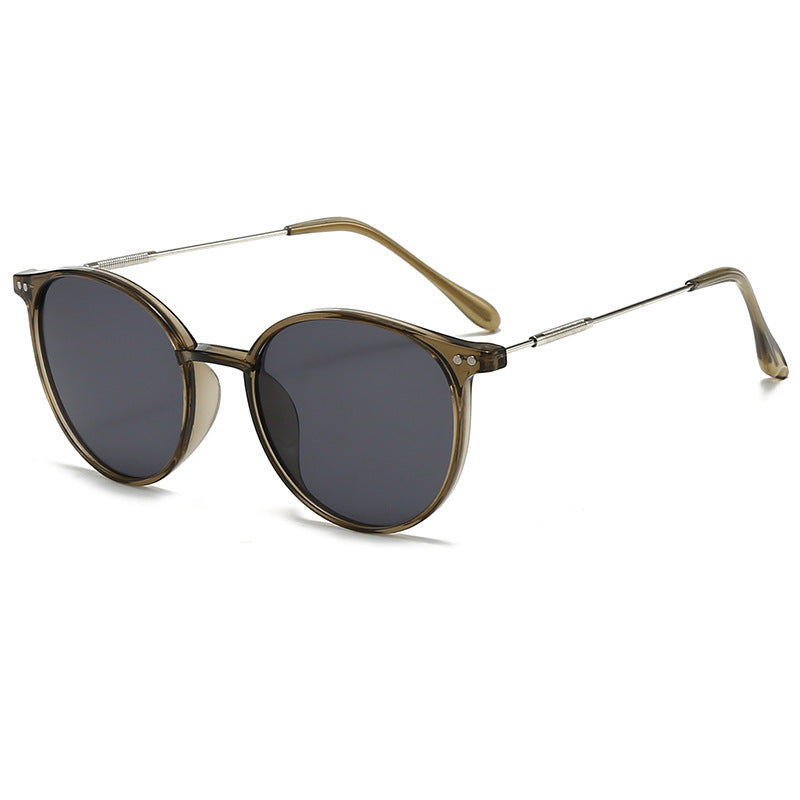 Damen modische Sonnenbrille mit goldenen Akzenten Karnz