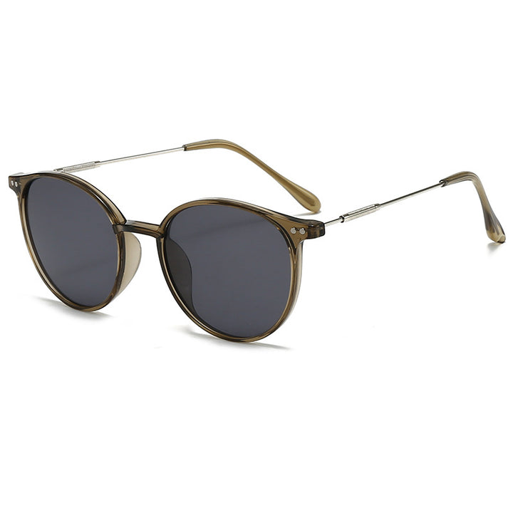 Damen modische Sonnenbrille mit goldenen Akzenten Karnz