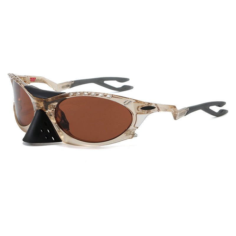 Damen Sportliche Outdoor-Sonnenbrille mit UV-Schutz und ergonomischem Design Karnz