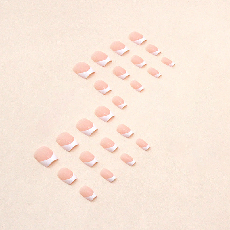 Französische Tip Acrylnagelerweiterungen Karnz