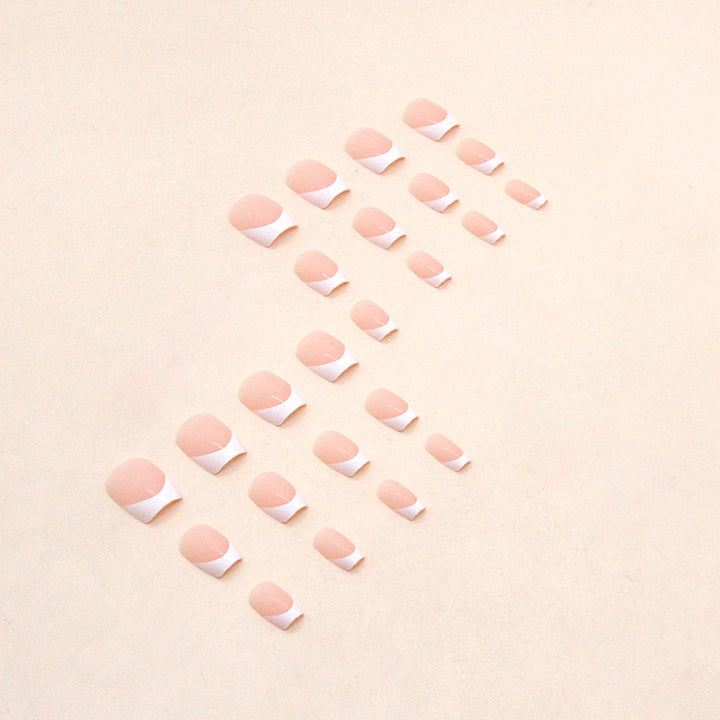 Französische Tip Acrylnagelerweiterungen Karnz