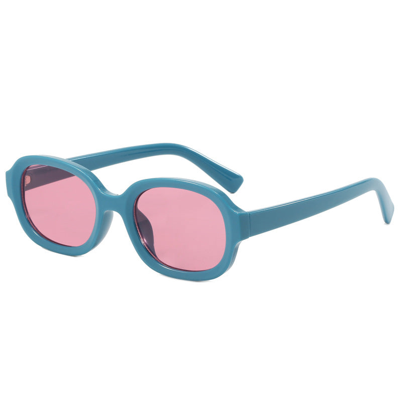 Damen modische Geometrische Sonnenbrille mit UV-Schutz Karnz