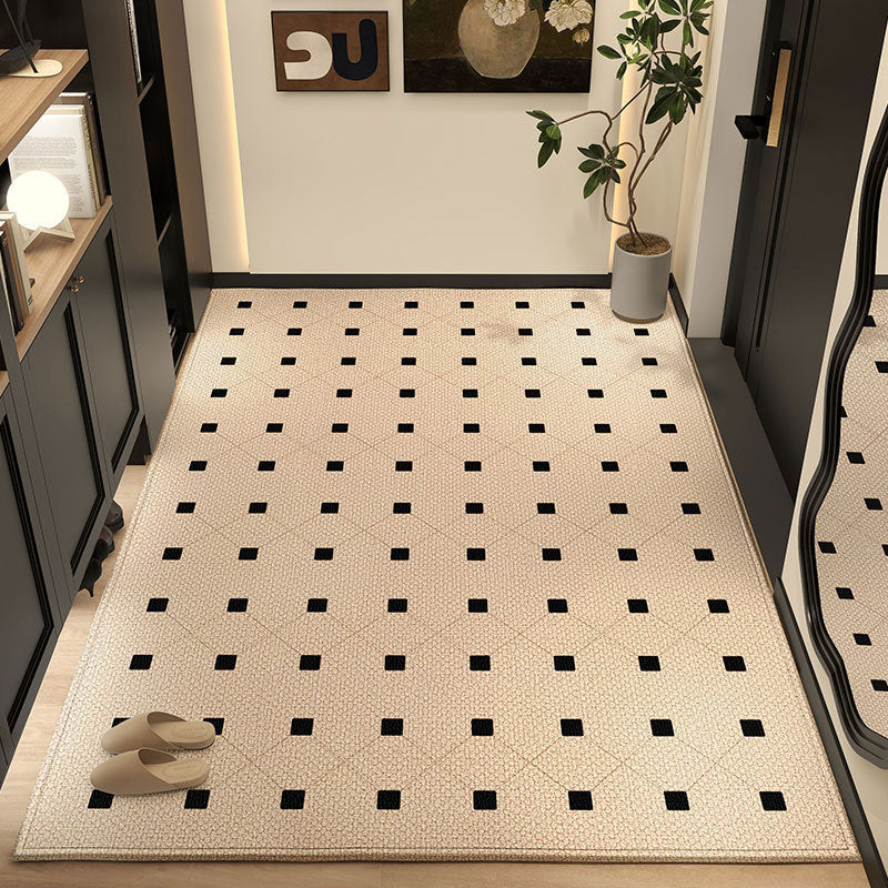 Moderner geometrischer Muster-Bereichsteppich