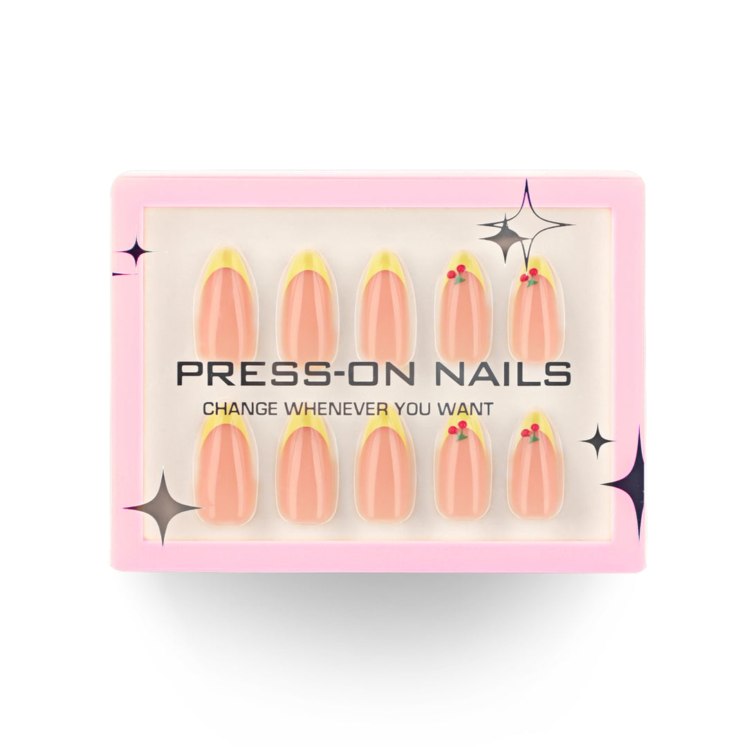 Künstliche Nagelkunst mit Blüten- und Glitzerelementen Karnz