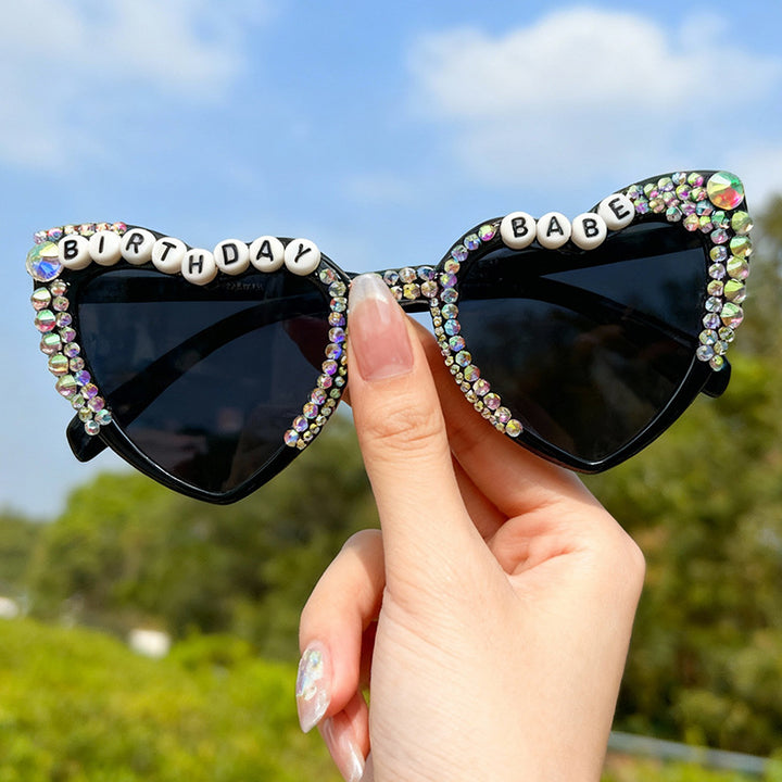 Geburtstagsthema Herzförmige Sonnenbrille Karnz