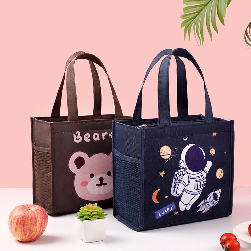 Kinder Isolierte Cartoon Lunch Tasche Karnz
