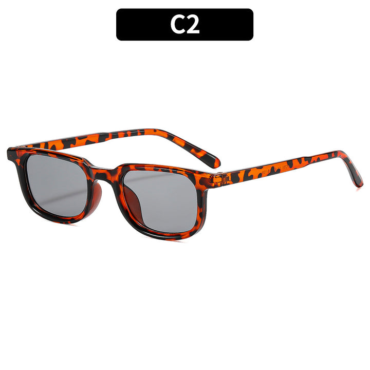 Künstlerische Retro quadratische Rahmen Sonnenbrille