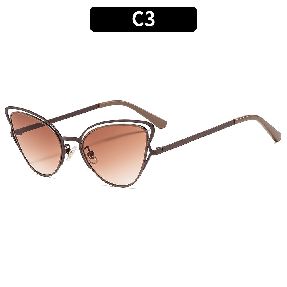 Winkelwinkel Schmetterlingsonnenbrille