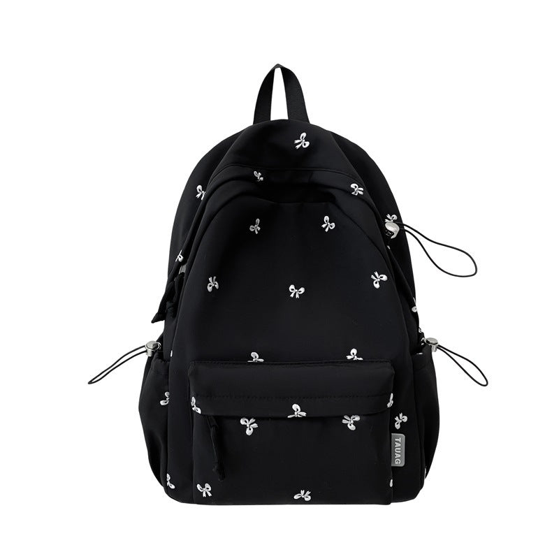 Floral Bestickter Alltagsrucksack Karnz