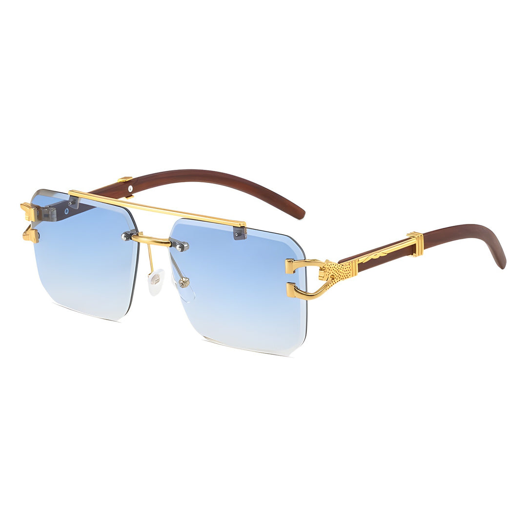 Damen exklusive Designer-Sonnenbrille mit luxuriösen Akzenten Karnz
