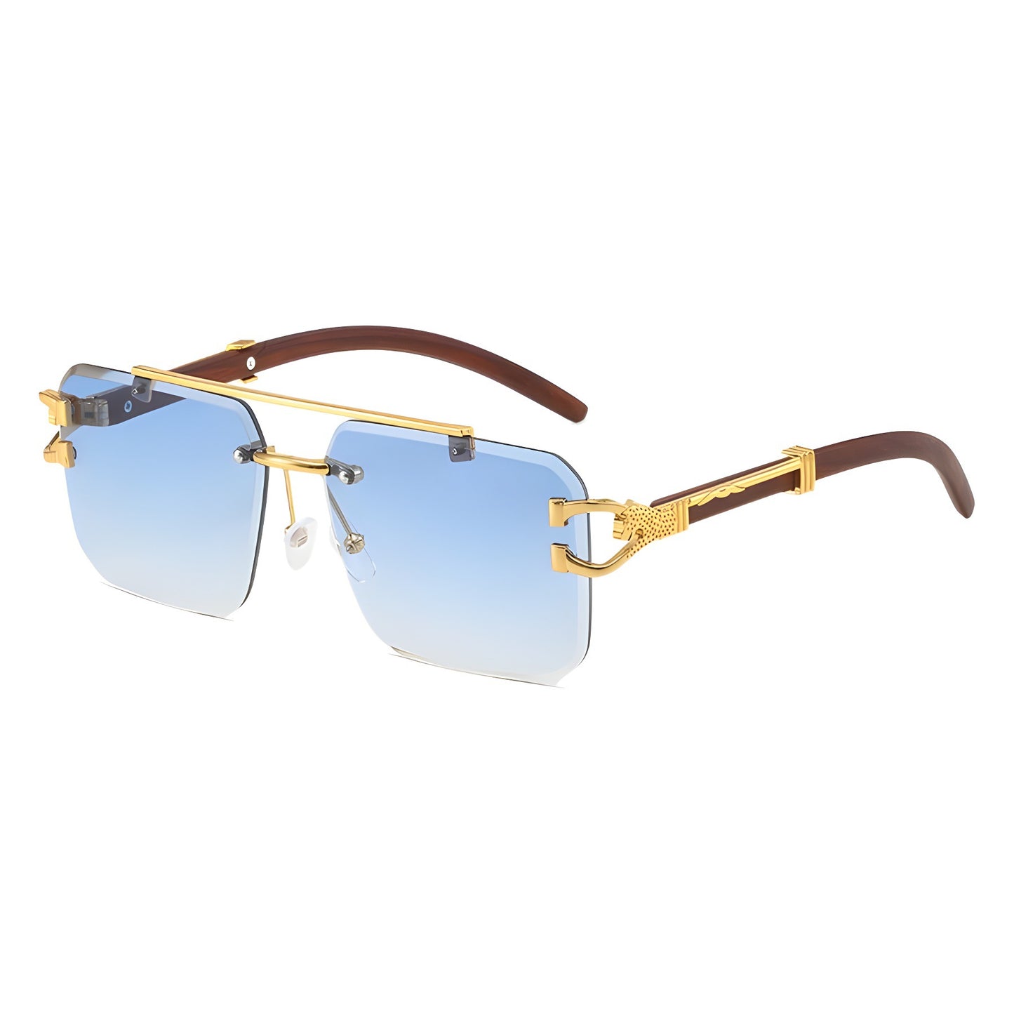 Damen exklusive Designer-Sonnenbrille mit luxuriösen Akzenten Karnz
