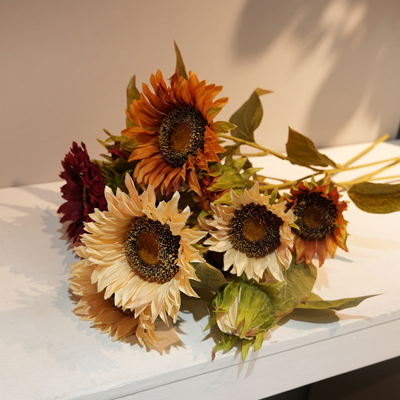 Künstlicher Sonnenblumenstrauß Karnz