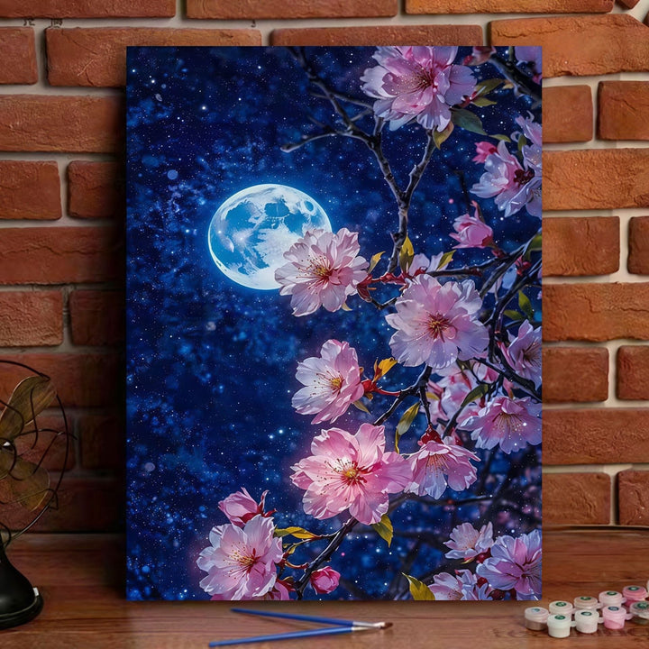 Romantisches Blumen-Landschaft-Leinwand-Kunst-Kit Karnz