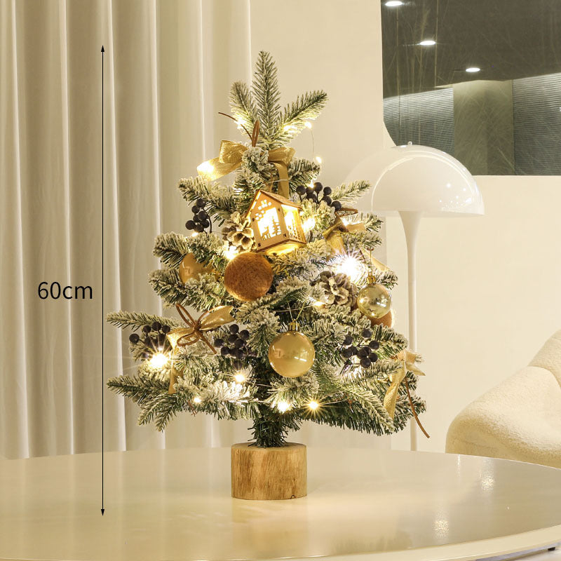 Dekorative Mini-Weihnachtsbaum mit LED-Lichtern