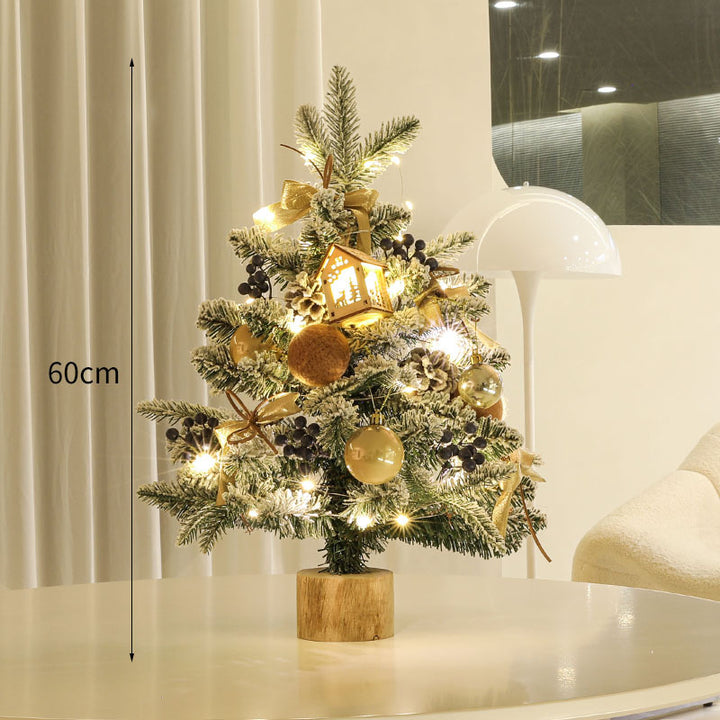 Dekorative Mini-Weihnachtsbaum mit LED-Lichtern