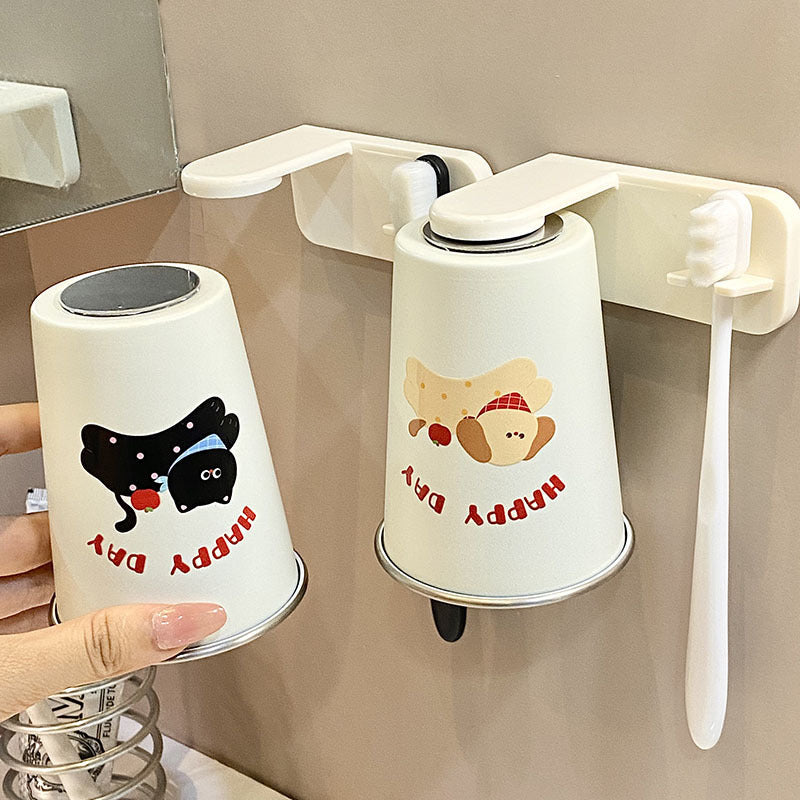Edelstahl Trinkbecher mit Fröhlichem Hunde-Design Karnz