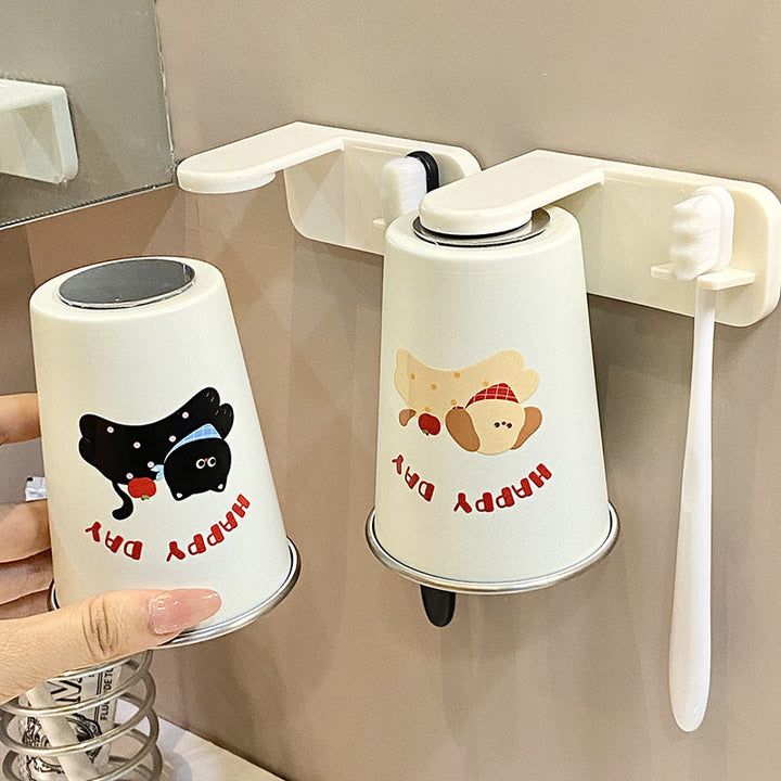 Edelstahl Trinkbecher mit Fröhlichem Hunde-Design Karnz