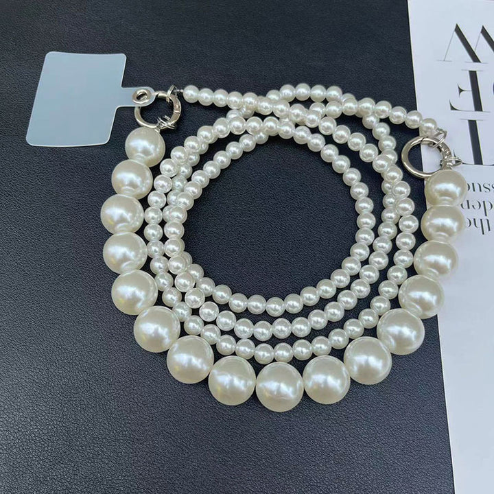 Elegante Mehrstrang-Perlenkette Karnz