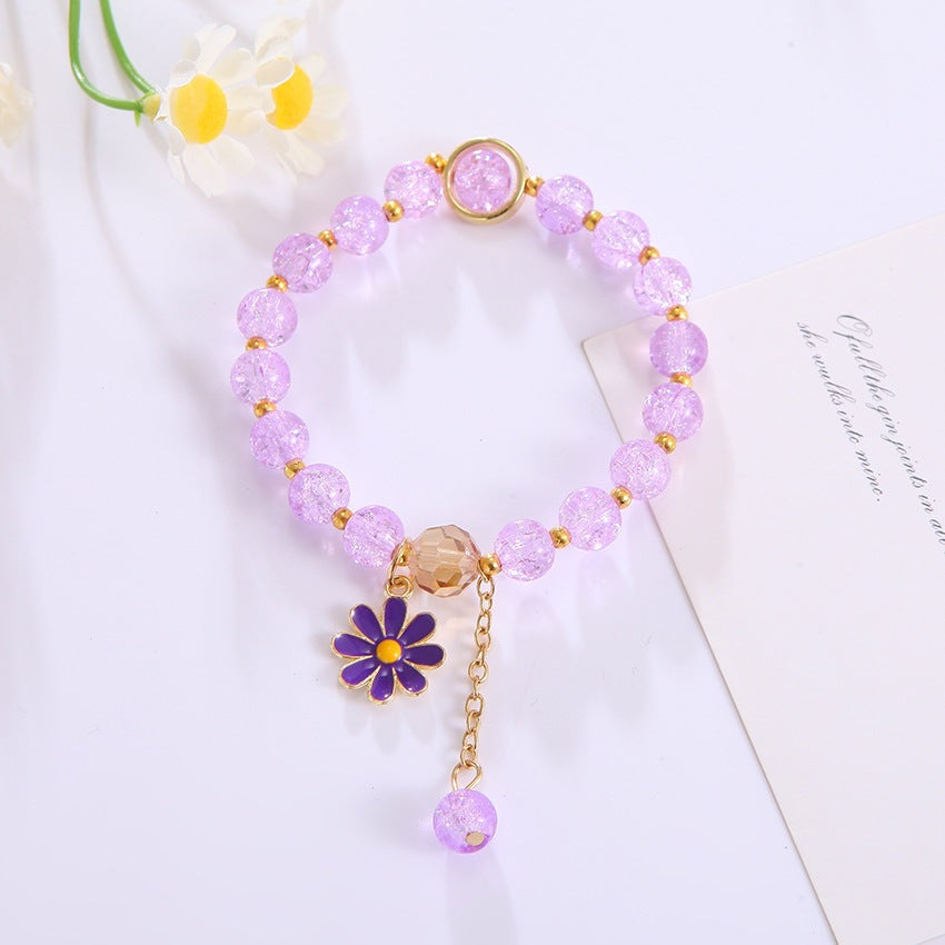 Elegantes Armband mit Blumenanhänger Karnz